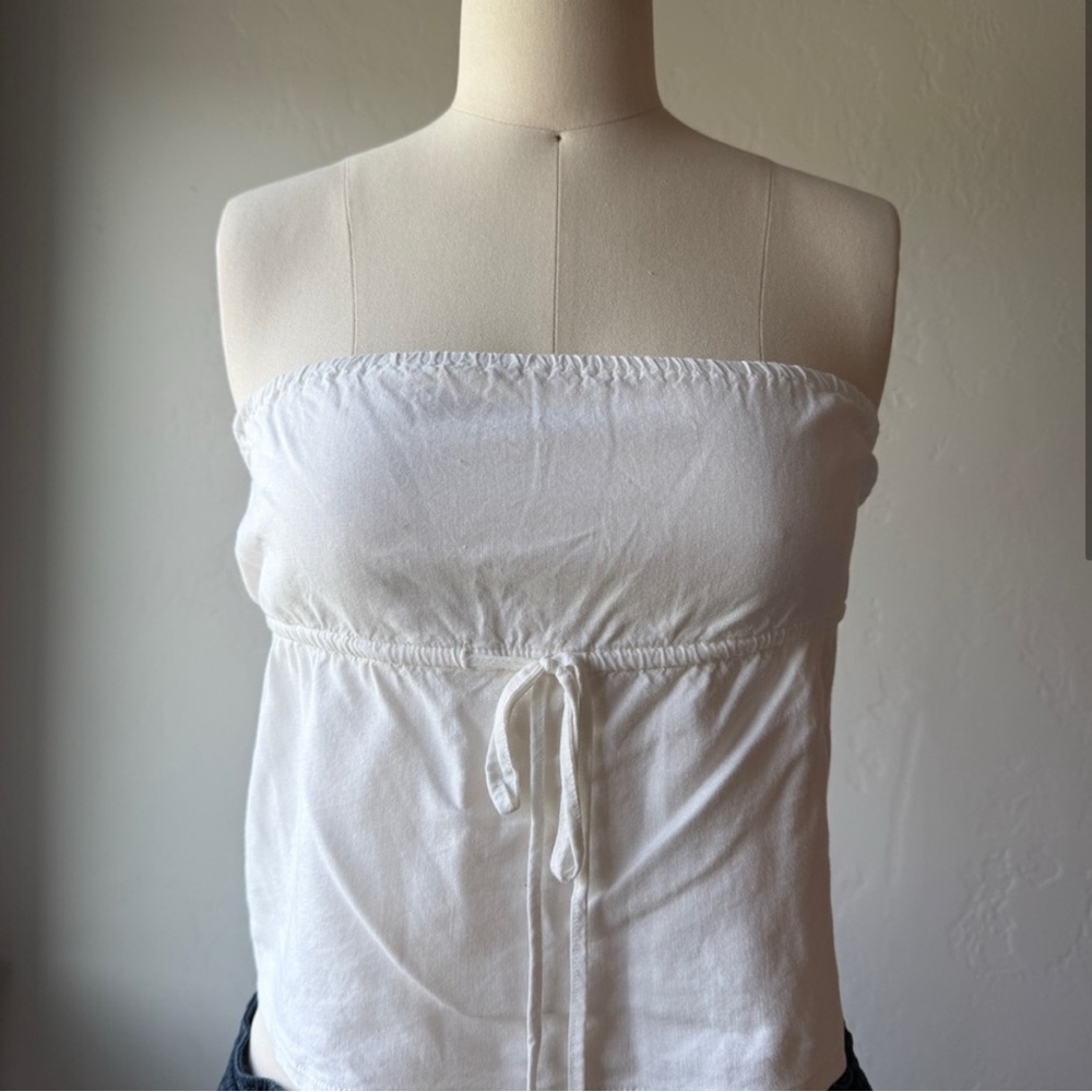 White Brandy Melville Tube Top